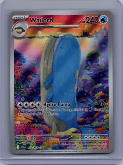 Wailord 162/159 Illustration Rare Journey Together Pokemon Near Mint - Image 1