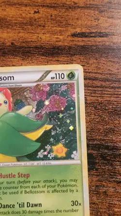 Bellossom 1/90 2010 HGSS Undaunted Set Pokemon Card Holo LP - Image 4