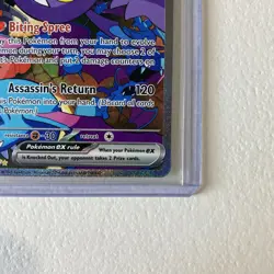 Pokemon Team Rocket's Crobat Ex 234/182 Sv10 Destined Rivals Holo 310HP SIR - Image 4