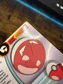 Pokemon Voltorb #100 Topps TV Animation Series 1 Blue Logo MP-HP - Image 5