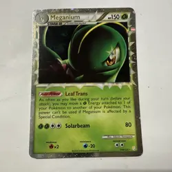 Meganium Prime 109/123 HeartGold SoulSilver Holo Lp pokemon card - Image 3