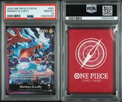 2025 ONE PIECE STARTER DECK ST26-PURPLE/BLACK MONKEY D. LUFFY PSA 10 - Image 1