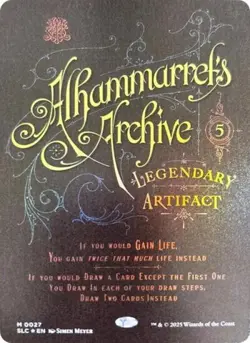 Alhammarret's Archive -Foil Near Mint MTG Secret Lair Countdown Kit - Image 1