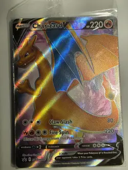 Charizard V SWSH050 SWSH: Sword & Shield Promo Cards Holo SEALED !!! - Image 1