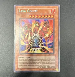 Konami Yu-Gi-Oh! TCG Lava Golem PGD-107 Pharaonic Guardian Holo 1st Ed 3000/2500 - Image 1