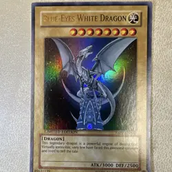 Konami Yu-Gi-Oh! TCG Blue-Eyes White Dragon YAP1-EN001 Ultra Rare Holo Lim - Image 2