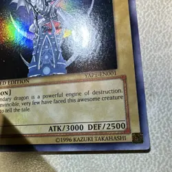 Konami Yu-Gi-Oh! TCG Blue-Eyes White Dragon YAP1-EN001 Ultra Rare Holo Lim - Image 4