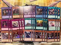 Yugioh Darklord Deck Core Condemned Darklord Eveningstar Ukoback Ixchel BPROMZMU - Image 2