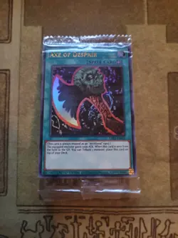 YUGIOH AXE OF DESPAIR LART-EN051 ULTRA LIMITED ED NM SEALED - Image 1