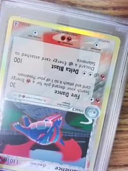 Salamence 14/113 EX DELTA SPECIES Holo Graded Pokemon Card - PSA 7 - Image 3