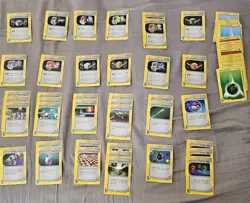 Lot Of Pokemon Vs Trainer Cards And Energy Cards - Image 1