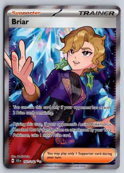 Briar 163/142 Ultra Rare Stellar Crown Pokemon Near Mint - Image 1