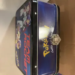 Vintage Pokemon Pokemon Team Rocket Tin Mini Lunch Box 1995 Collectible - Image 2