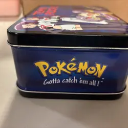 Vintage Pokemon Pokemon Team Rocket Tin Mini Lunch Box 1995 Collectible - Image 5