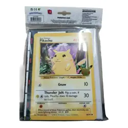 Pokemon: 25th Anniversary First Partner Collector’s Jumbo Pikachu Binder in hand - Image 1