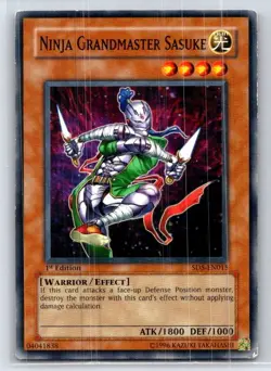 Ninja Grandmaster Sasuke Common Battle Pack 2: War of the Giants BP02-EN029 LP - Image 1