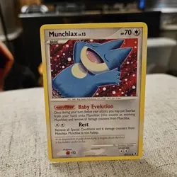 Munchlax Pokemon TCG Rising Rivals Non-Holo Common Card #69/111 - Image 1