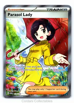 Parasol Lady 238/182 - Paradox Rift - Pokemon Card - Near Mint - Image 1