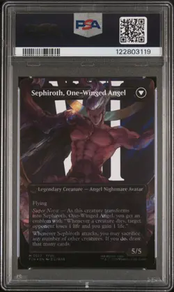 2025 MTG FF SURGE SEPHIROTH, FABLED SOLDIER/SEPHIROTH, ONE-WINGED ANGEL PSA 9 - Image 2