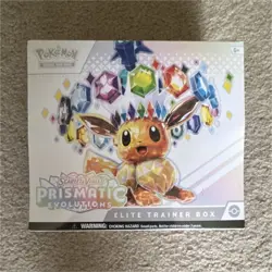 Pokemon TCG Scarlet & Violet Prismatic Evolutions Elite Trainer Box Eevee - Image 1