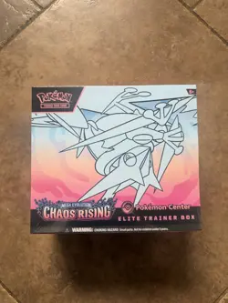 Pokemon TCG Chaos Rising Pokemon Center Elite Trainer Box PKC ETB - Slight tear - Image 1