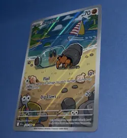 Dwebble 129/086 Sv: Black Bolt Illustration Rare Full Art Holo 2025 - Image 1