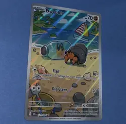 Dwebble 129/086 Sv: Black Bolt Illustration Rare Full Art Holo 2025 - Image 2