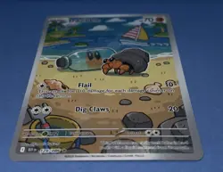 Dwebble 129/086 Sv: Black Bolt Illustration Rare Full Art Holo 2025 - Image 3