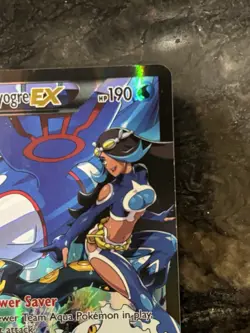The Pokemon Company Team Aqua's Kyogre EX Holo 6/34 Double Crisis 2015 EN 190HP - Image 3