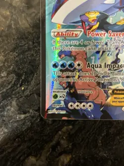 The Pokemon Company Team Aqua's Kyogre EX Holo 6/34 Double Crisis 2015 EN 190HP - Image 5