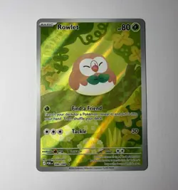 Pokemon TCG Rowlet 90/88 Perfect Order Full Art Holo Rare - Image 1