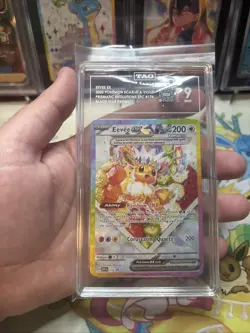 Pokemon Eevee Prismatic Evolutions SPC Black Star Promo 174 TAG 9 Mint - Image 1