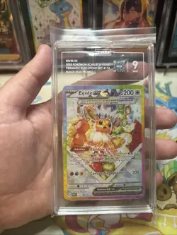 Pokemon Eevee Prismatic Evolutions SPC Black Star Promo 174 TAG 9 Mint - Image 2