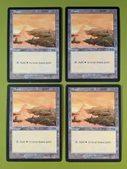 Plains (332) x4 Urza's Saga 4x Playset Magic the Gathering MTG - Image 1
