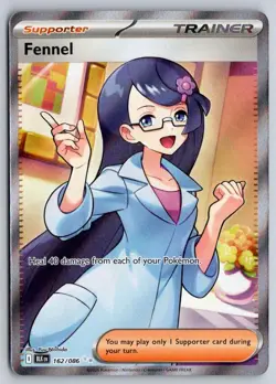 Fennel 162/086 Holo Ultra Rare Black Bolt Pokemon Near Mint - Image 1