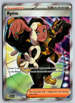 Ryme 221/197 Ultra Rare Obsidian Flames Pokemon Near Mint - Image 1