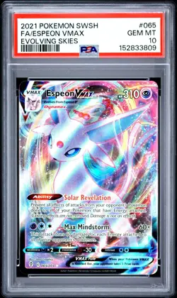 PSA 10 ESPEON VMAX 065/203 FULL ART EVOLVING SKIES POKEMON 😍 - Image 1