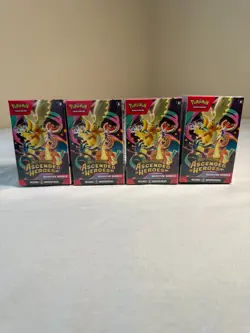 Lot of 4 Pokemon TCG Ascended Heroes Booster Bundles Factory Sealed - Image 1