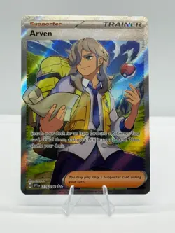 Pokemon TCG Trainer Arven - Scarlet & Violet Base Set - 235/198 - Ultra Rare - Image 1