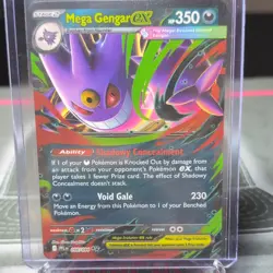 Mega Gengar Ex 056/094 Me02: Phantasmal Flames Double Rare Holo English - Image 1