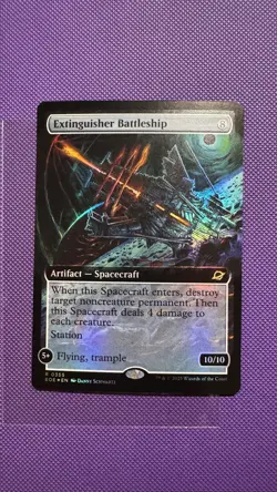 Extinguisher Battleship (Extended Art) Edge of Eternities Foil #355 - Image 1