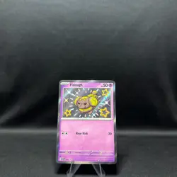Pokemon Paldean Fates Fidough Baby Shiny Rare 069 Black Star Promo NM - Image 1