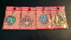 Charmander Pikachu 151 B Side Label Japan Pokemon Center Exclusive Charm Keyring - Image 2