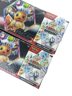 (2) Pokemon TCG “Prismatic Evolutions” SAM’S CLUB Surprise Box & Booster Bundles - Image 2