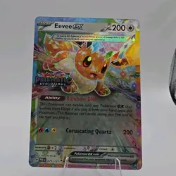 Pokemon Eevee EX 075/131 Promo Holo Prismatic Evolutions 200 HP Basic Stamped - Image 1