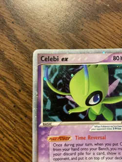 Pokemon Celebi ex 017/017 POP Series 2 Ultra Rare Holo EX 80HP Psychic Shield - Image 2