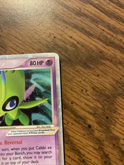 Pokemon Celebi ex 017/017 POP Series 2 Ultra Rare Holo EX 80HP Psychic Shield - Image 3