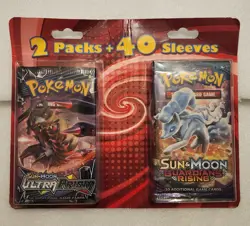 Pokemon TCG 2 Pk + 40 Sleeves / Fairfield Co. - Guardians Rising & Ultra Prism - Image 1