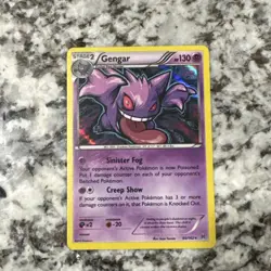 2015 XY - Gengar Holo 60/162 XY BREAKthrough Creep Show Lightly Played - Image 1