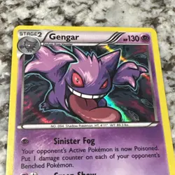 2015 XY - Gengar Holo 60/162 XY BREAKthrough Creep Show Lightly Played - Image 2